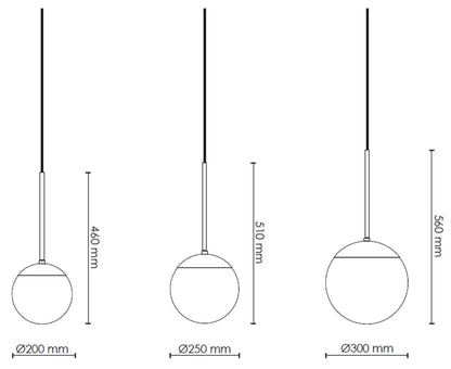 Rubn - Rubn Lord 1 Pendant Hängeleuchte | Ø20 cm - Hängeleuchten - Sarto Group