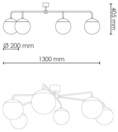 Rubn - Rubn Lord Asymmetric Deckenleuchte - Deckenleuchten - Sarto Group