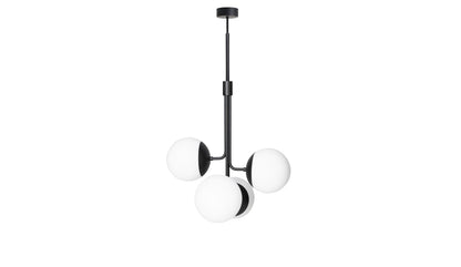 Rubn - Rubn Lord Bouquet Kronleuchter | Schwarz + Opal - Kronleuchter - Sarto Group