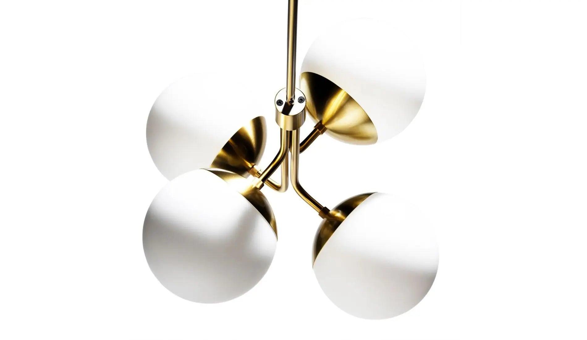 Rubn - Rubn Lord Bouquet Kronleuchter | Messing + Opal - Kronleuchter - Sarto Group