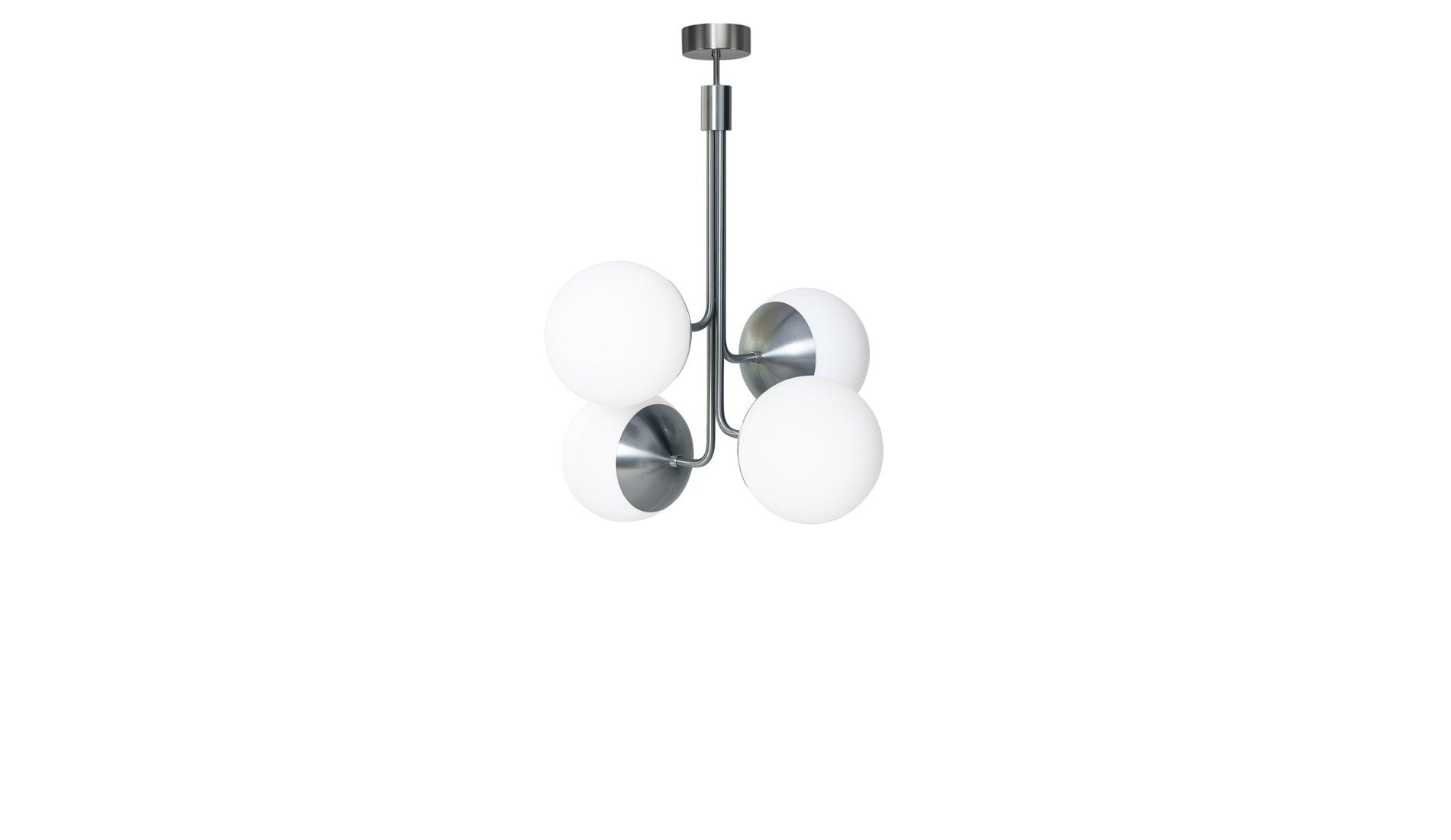 Rubn - Rubn Lord Bouquet Kronleuchter | Stahl + Opal - Kronleuchter - Sarto Group