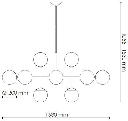 Rubn - Rubn Lord Ballroom Deckenleuchte - Deckenleuchten - Sarto Group