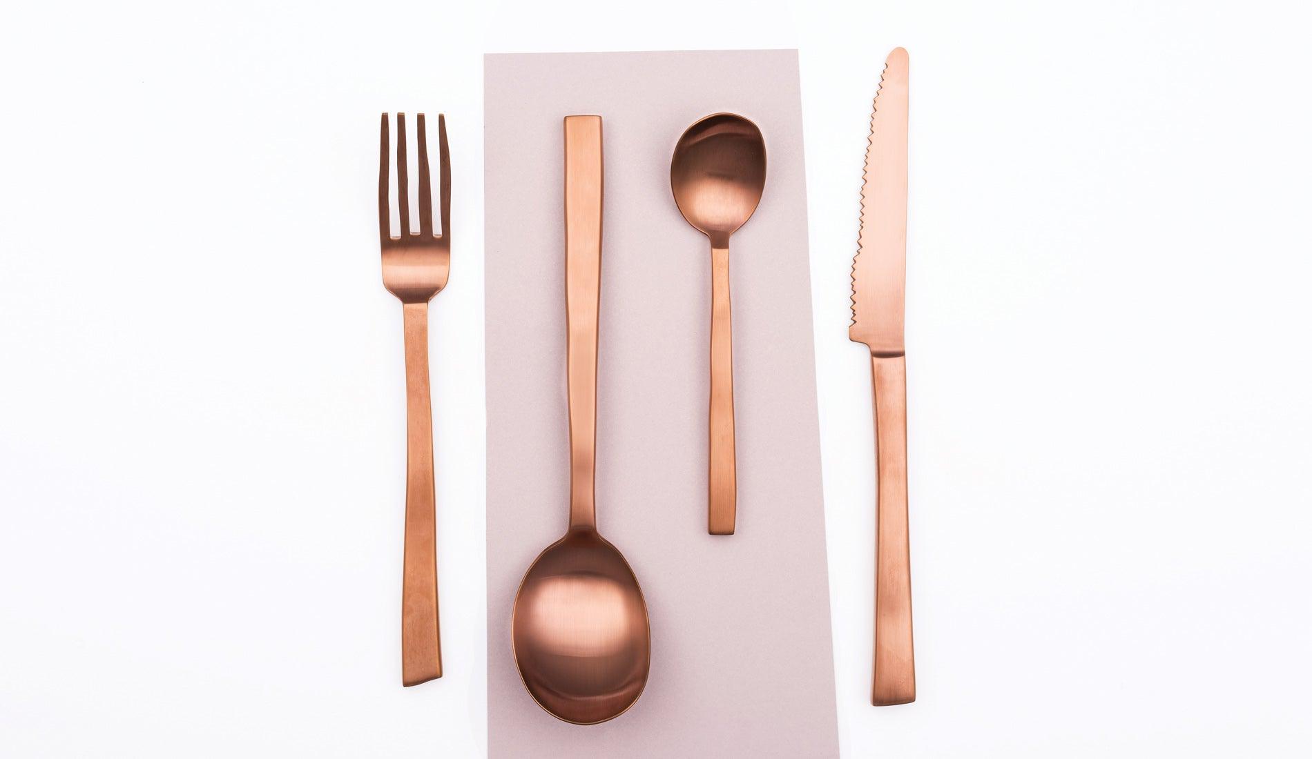Valerie Objects - Valerie Objects Maarten Baas Besteck Kupfer | 24 tlg - Bestecke - Sarto Group