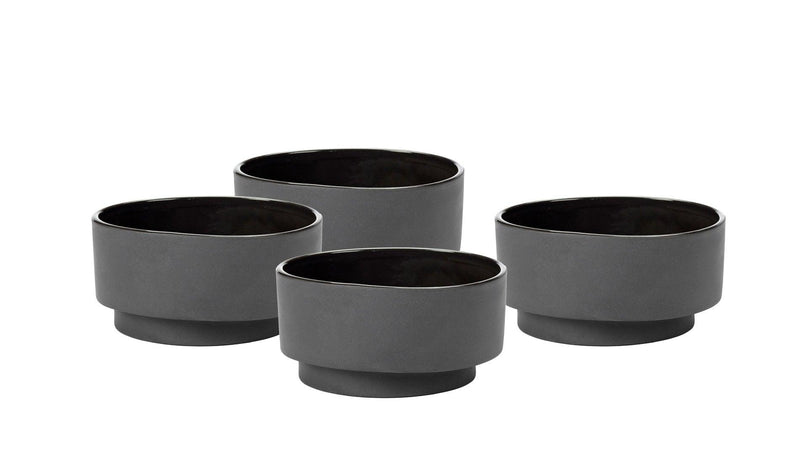 Valerie Objects - Valerie Objects Maarten Baas Schüssel Grau | 4er Set - sarto Tailored Interiors Group