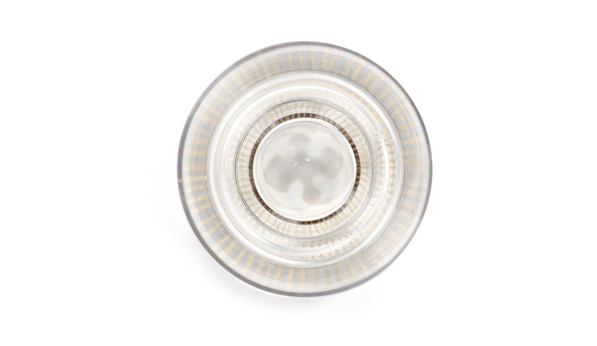 Serax - Serax Feast Glas 33 cl | Stripes Gold | 4 Stk - Trinkgläser - Sarto Group