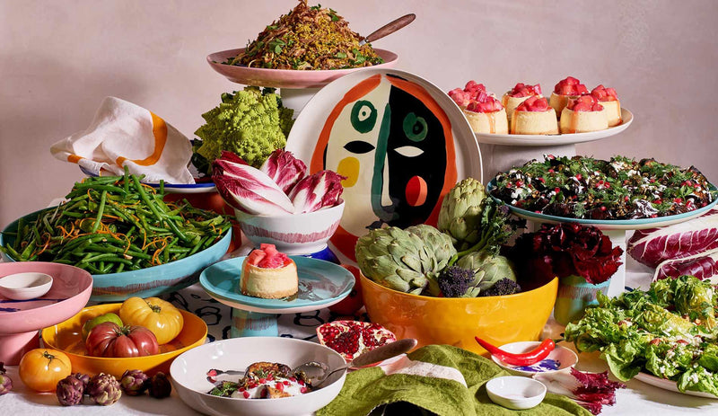 Serax - Serax Feast Servierteller 35 cm | Delicious Pink - Pepper Gold - sarto Tailored Interiors Group