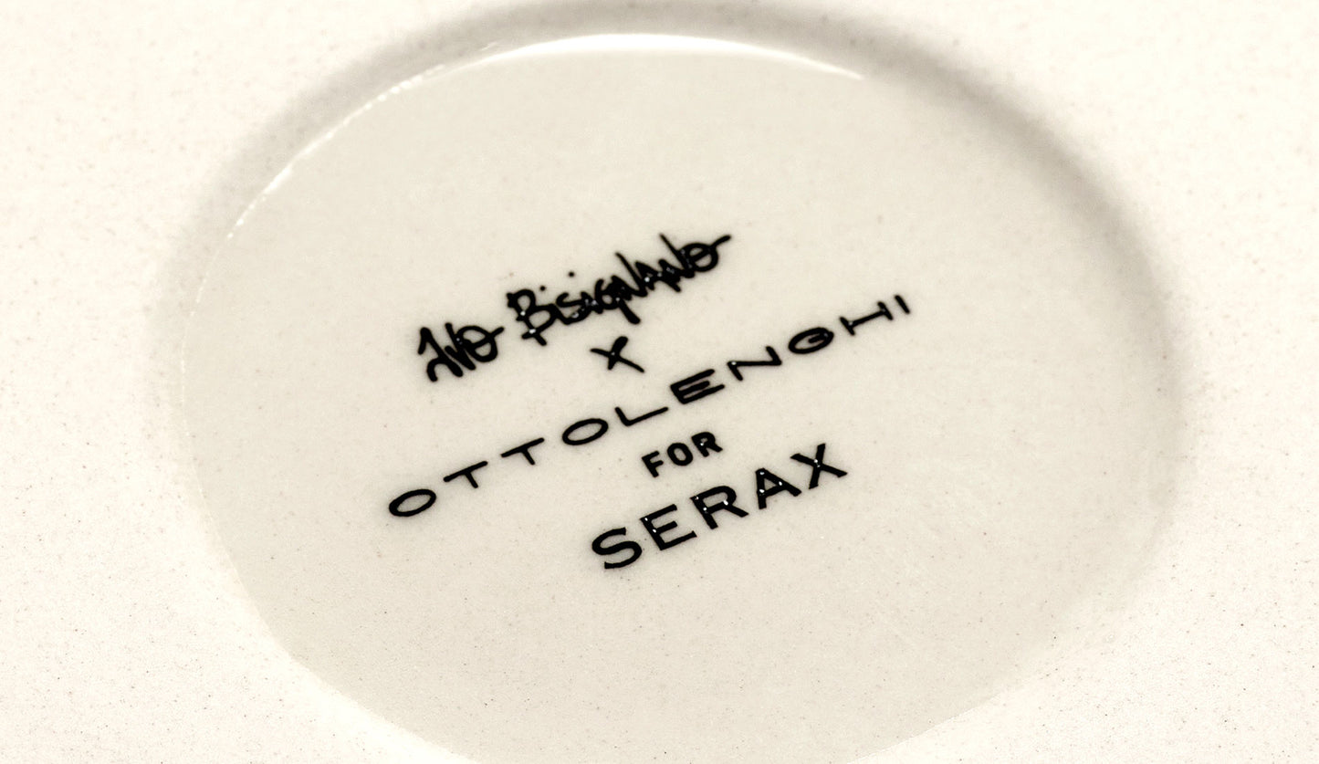 Serax - Serax Feast Teller L 26.5 cm | Lapis Lazuli Swirl - Stripes White | 2 Stk - sarto Group