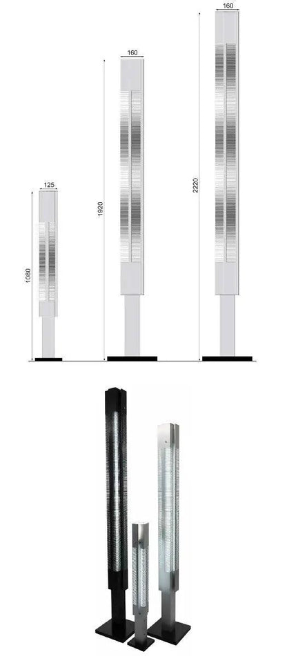 Serge Mouille - Serge Mouille Colonne Lumineuse Signal Stehleuchte | Aluminium - Stehleuchten - Sarto Group