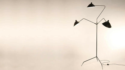 Serge Mouille - Serge Mouille Lampadaire 3 bras Stehleuchte - Stehleuchten - Sarto Group