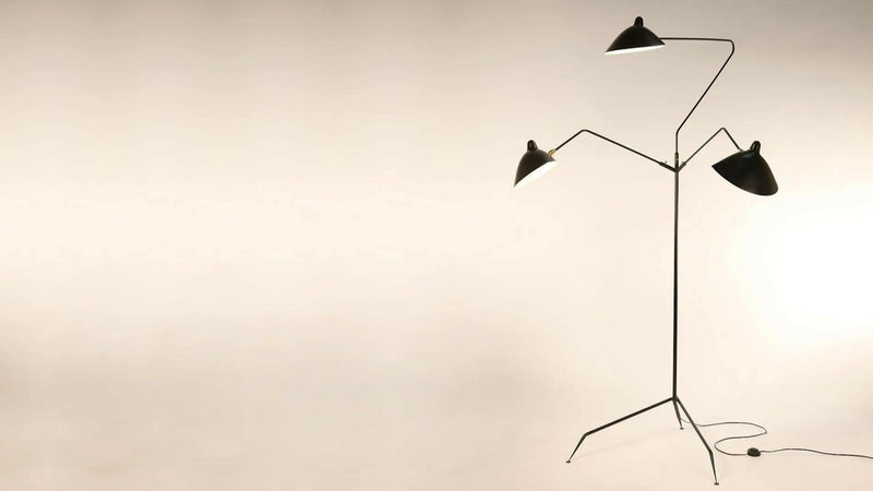 Serge Mouille - Serge Mouille Lampadaire 3 bras Stehleuchte - sarto Tailored Interiors Group
