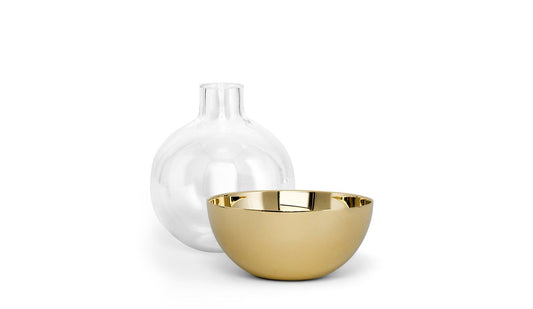 Skultuna - Skultuna Pomme Vase Medium Messing - Vasen - Sarto Group