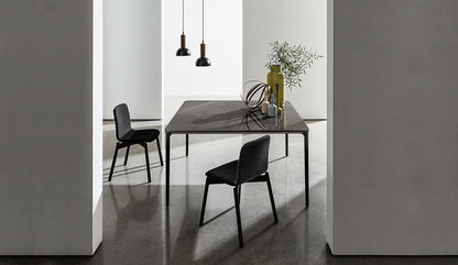 Sovet - Sovet Slim Square Esstisch | Schwarz - Keramik - Esstische - Sarto Group