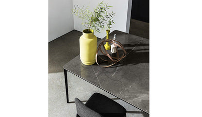 Sovet - Sovet Slim Square Esstisch | Schwarz - Keramik - Esstische - Sarto Group