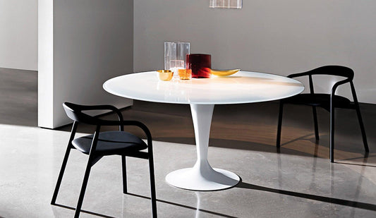 Sovet - Sovet Flûte Tisch | Mattiertes Glas - Esstische - Sarto Group
