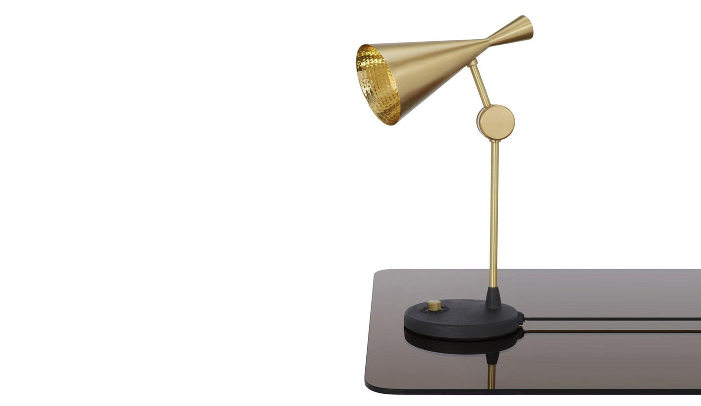Tom Dixon - Tom Dixon Beat Tischleuchte Messing - Tischleuchten - Sarto Group