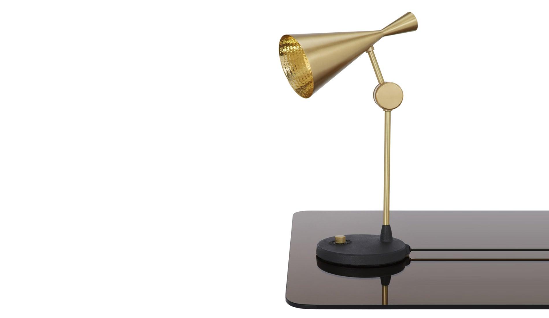 Tom Dixon - Tom Dixon Beat Tischleuchte Messing - Tischleuchten - Sarto Group