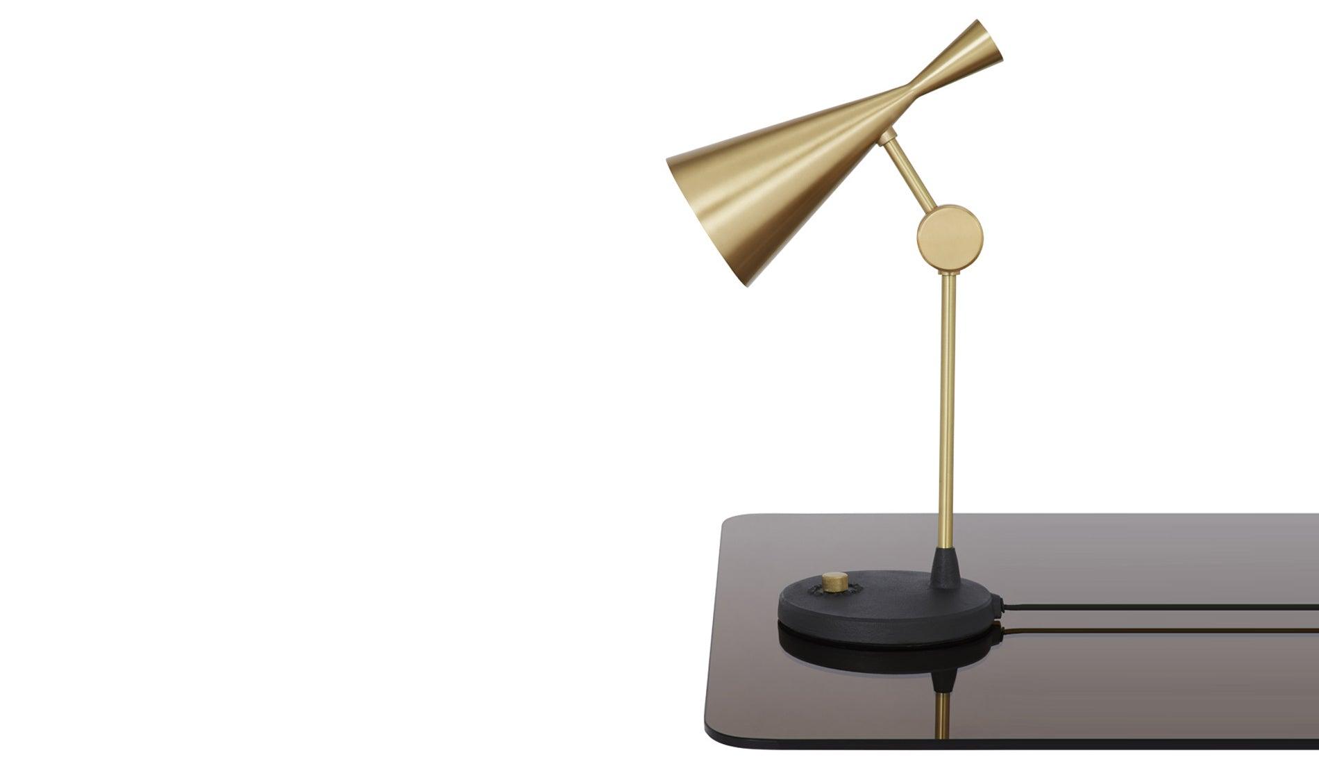 Tom Dixon - Tom Dixon Beat Tischleuchte Messing - Tischleuchten - Sarto Group