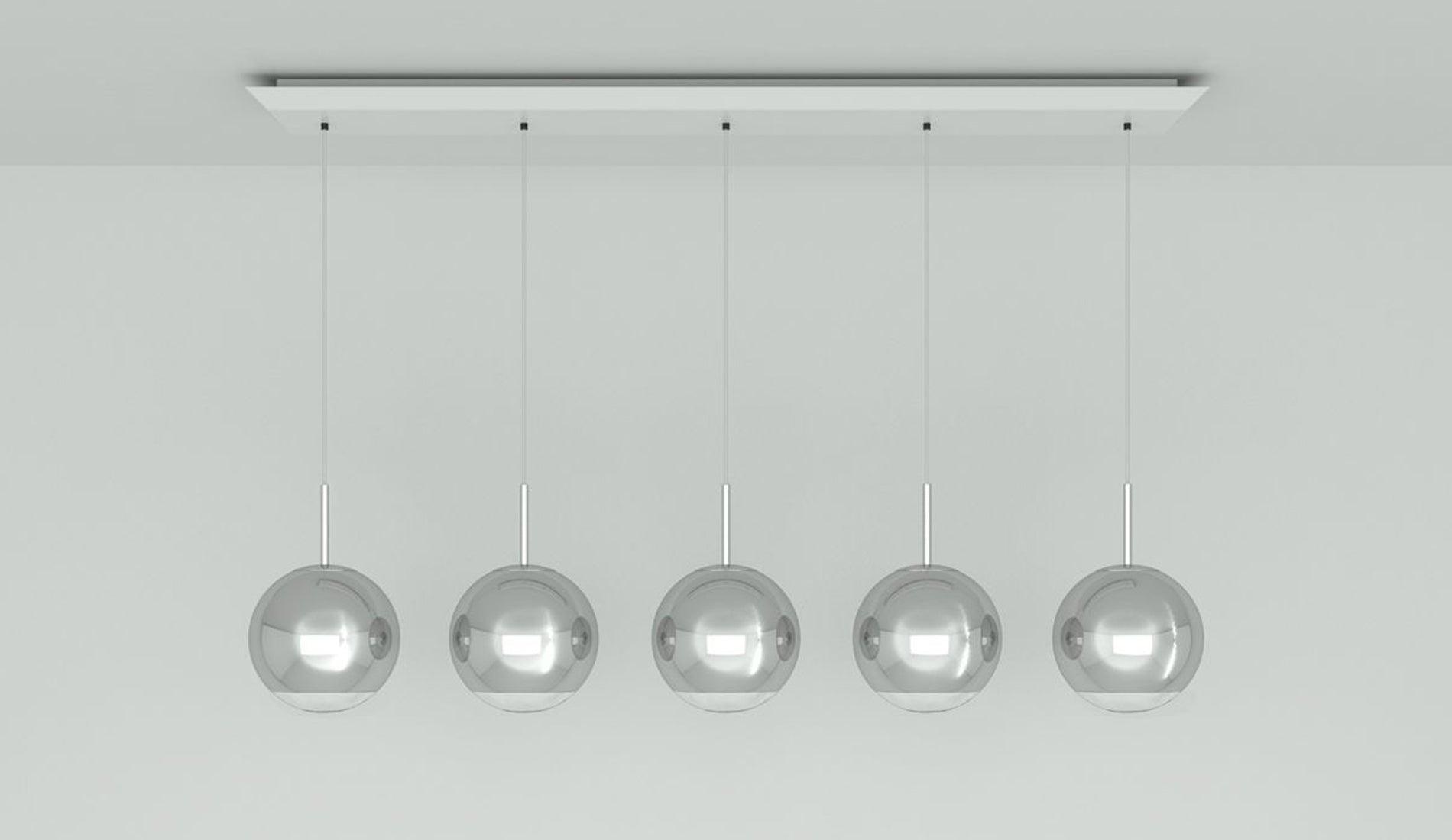 Tom Dixon - Tom Dixon Mirror Ball 25 Linear Hängeleuchte - Hängeleuchten - Sarto Group