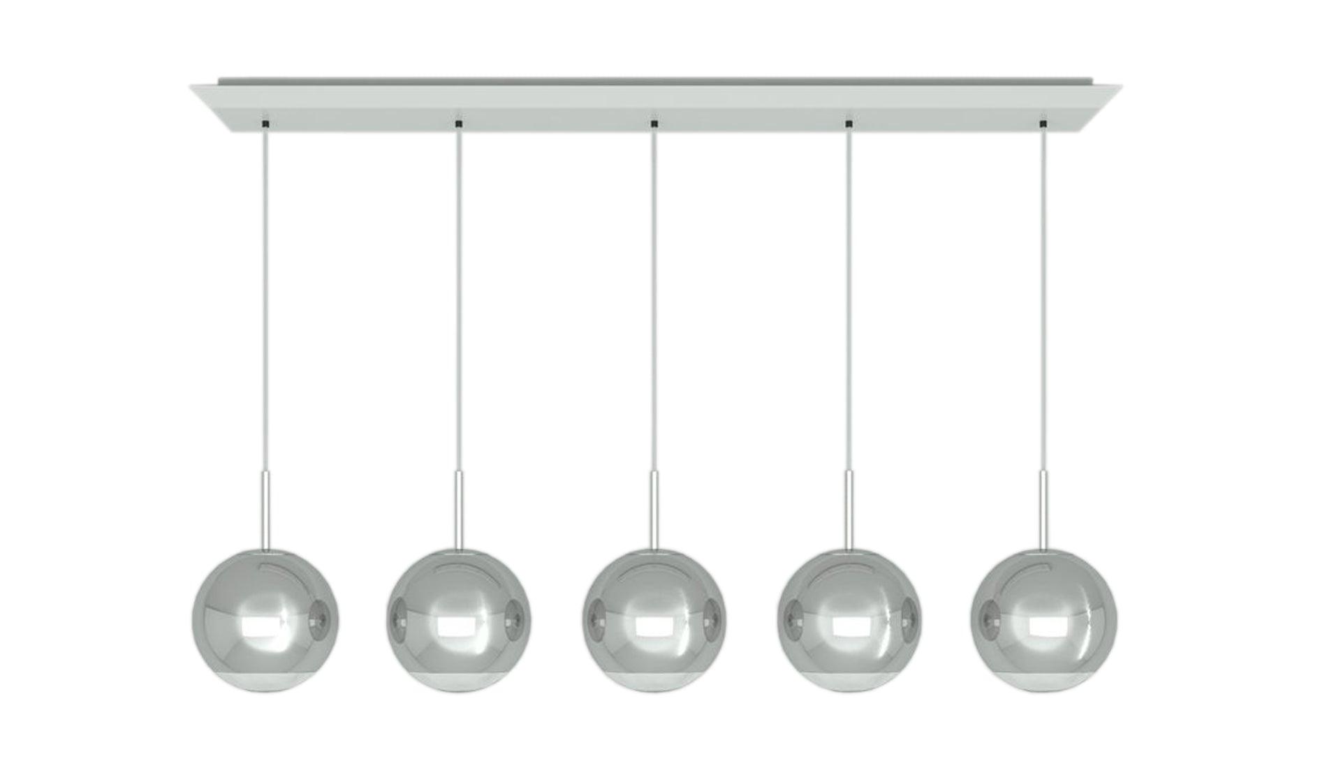 Tom Dixon - Tom Dixon Mirror Ball 25 Linear Hängeleuchte - Hängeleuchten - Sarto Group