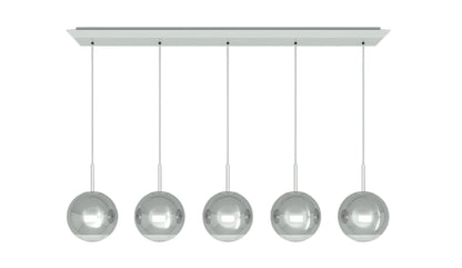 Tom Dixon - Tom Dixon Mirror Ball 25 Linear Hängeleuchte - Hängeleuchten - Sarto Group