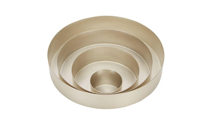 Tom Dixon - Tom Dixon Orbit Tablett-Set Klein - Silber - Tabletts - Sarto Group