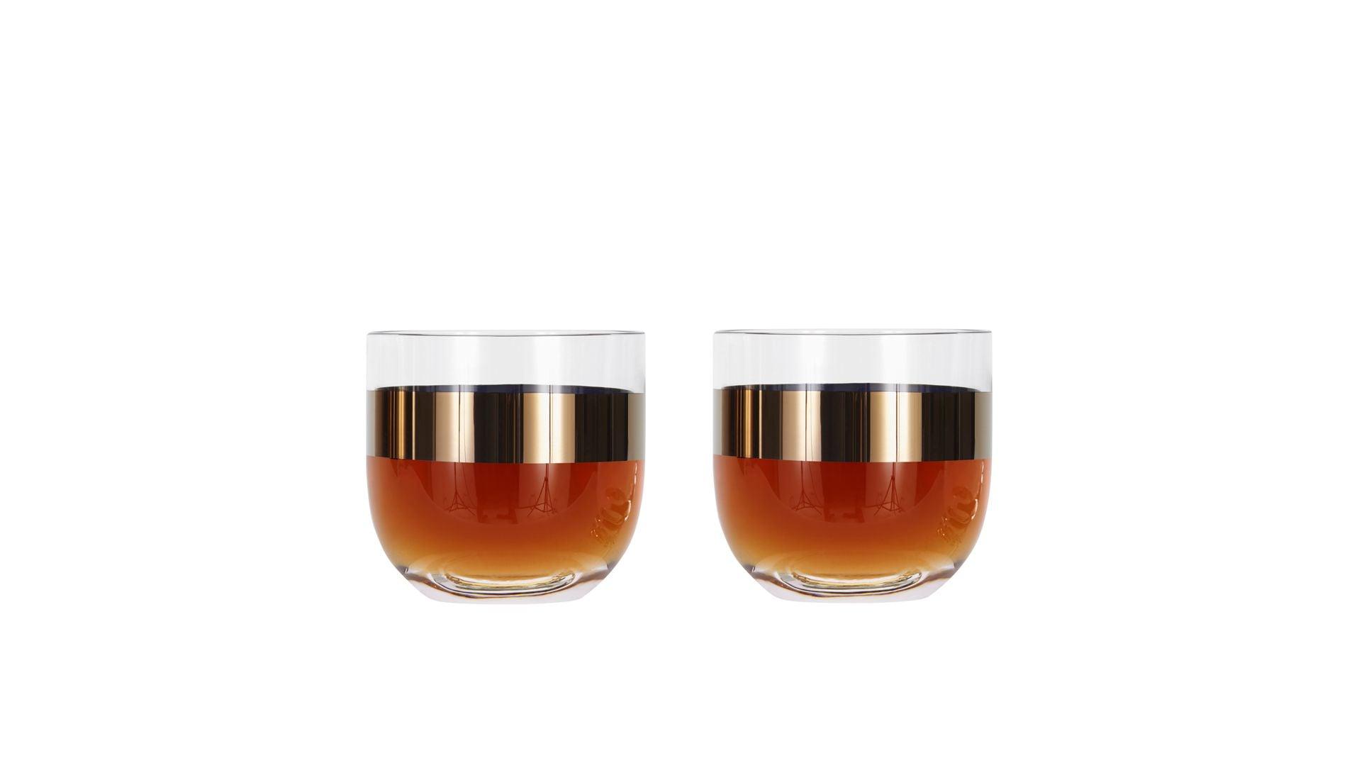 Tom Dixon - Tom Dixon Tank Whiskey Gläser | 2er Set - Trinkgläser - Sarto Group