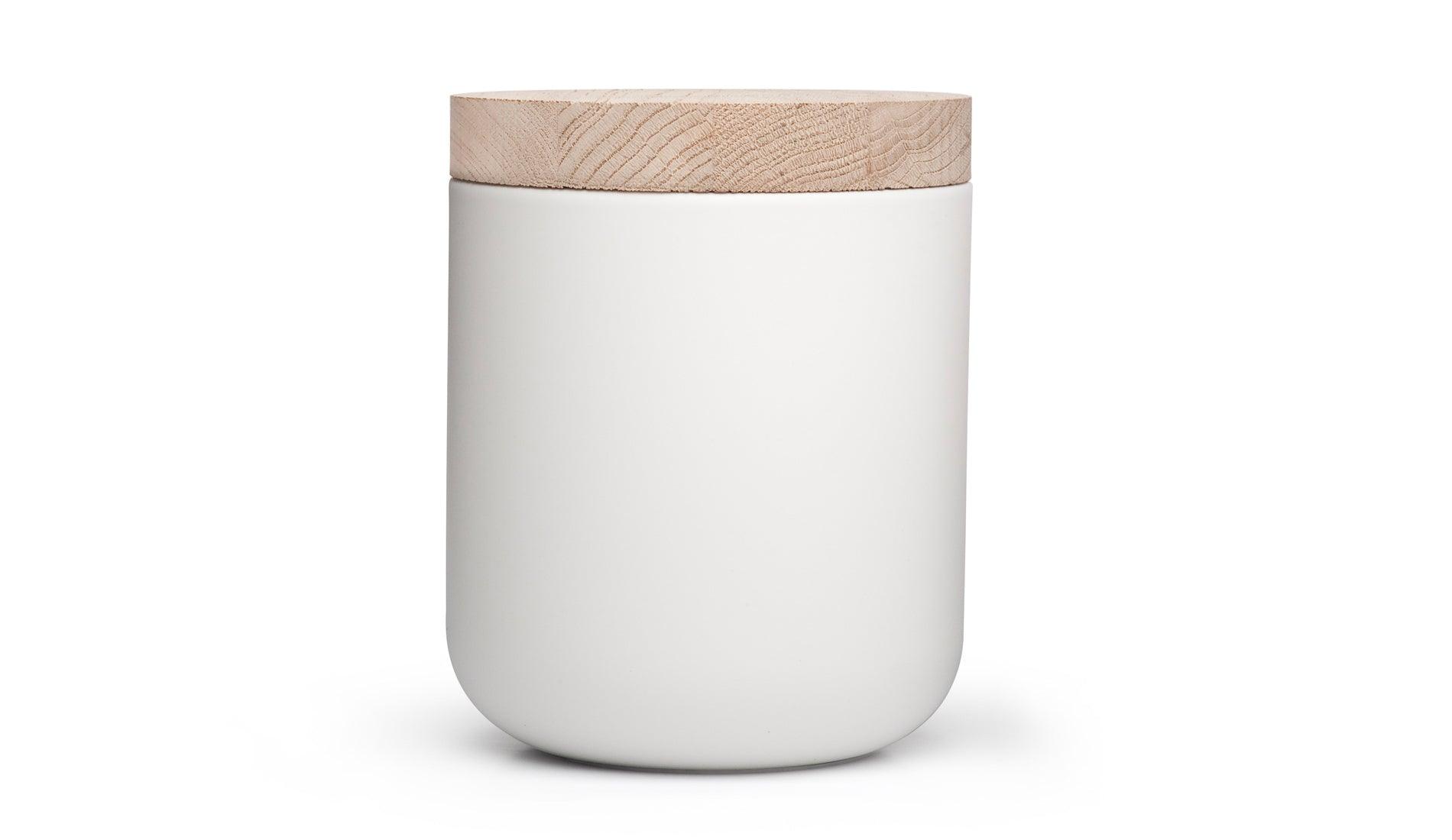 When Objects Work - When Objects Work VVD Pottery Dose Weiß | H17 x Ø15 cm - Dosen - Sarto Group