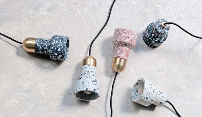 XLBoom - XLBoom Terrazzo Simple Hängeleuchte | Schwarz - Hängeleuchten - Sarto Group