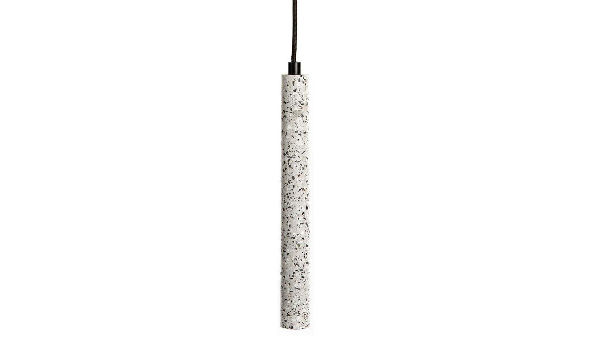 XLBoom - XLBoom Terrazzo Tube Hängeleuchte | Weiß - Hängeleuchten - Sarto Group