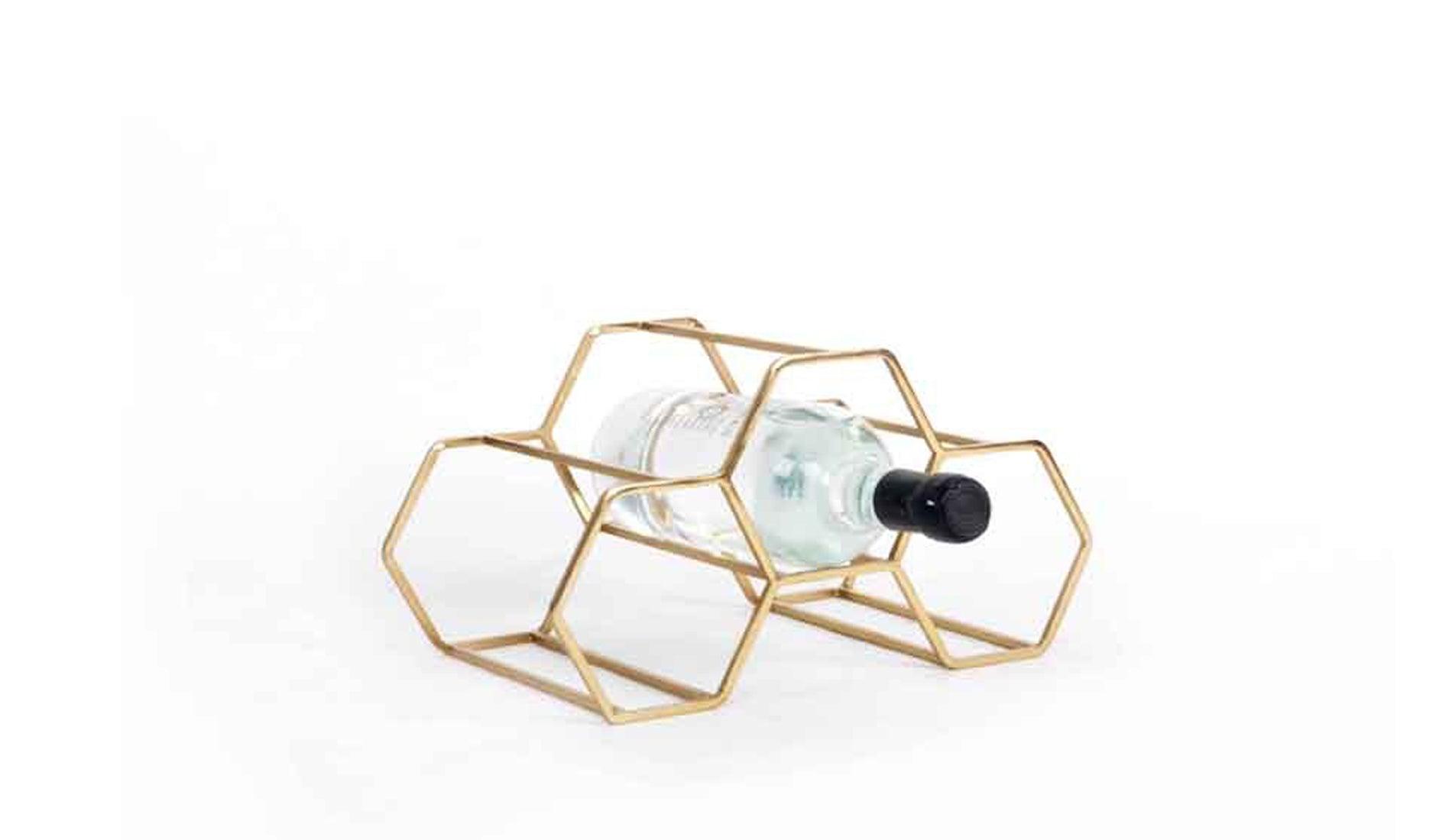 XLBoom - XLBoom Pico Weinregal Messing | für 3 Flaschen - Weinregale - Sarto Group