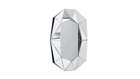 Reflections Copenhagen - Reflections Copenhagen Diamond Mirror Large - Silver - Lagerware - Sarto Group