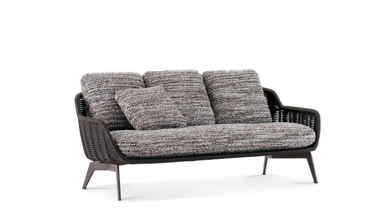 Minotti - Belt Cord Outdoor Sofa - sarto Tailored Interiors Group