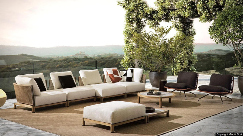 Minotti - Daylight Outdoor Sofa - sarto Tailored Interiors Group