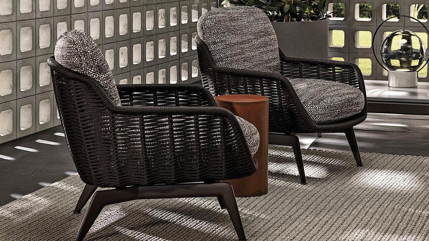 Minotti - Belt "Cord" Outdoor Sessel - sarto Tailored Interiors Group