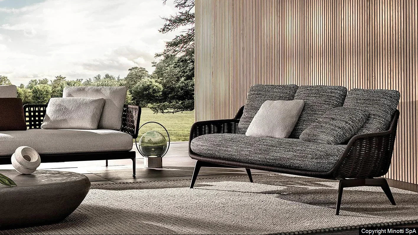 Minotti - Belt Cord Outdoor Sofa - sarto Tailored Interiors Group