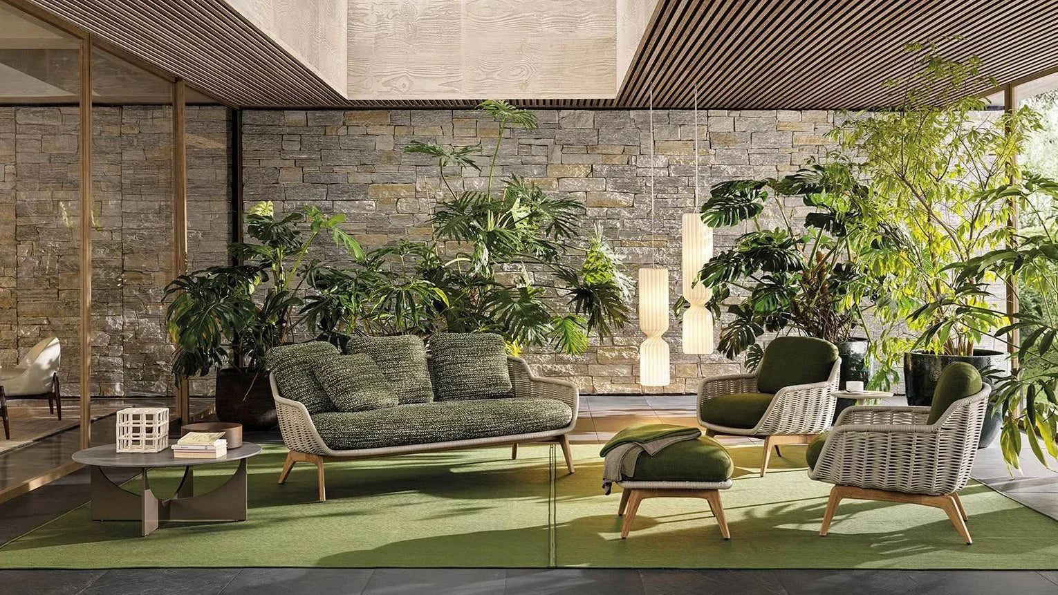 Minotti - Belt Cord Outdoor Sofa - sarto Tailored Interiors Group