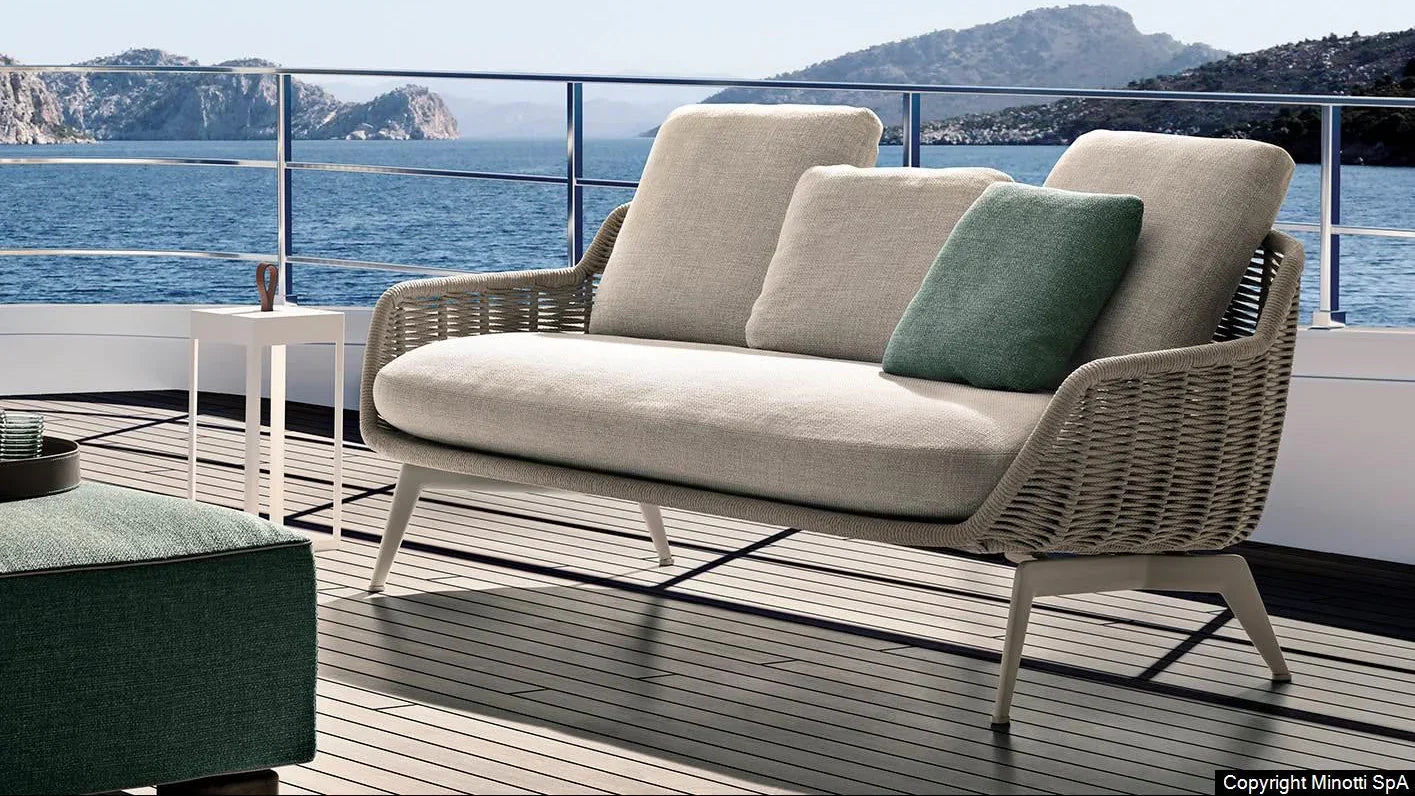 Minotti - Belt Cord Outdoor Sofa - sarto Tailored Interiors Group
