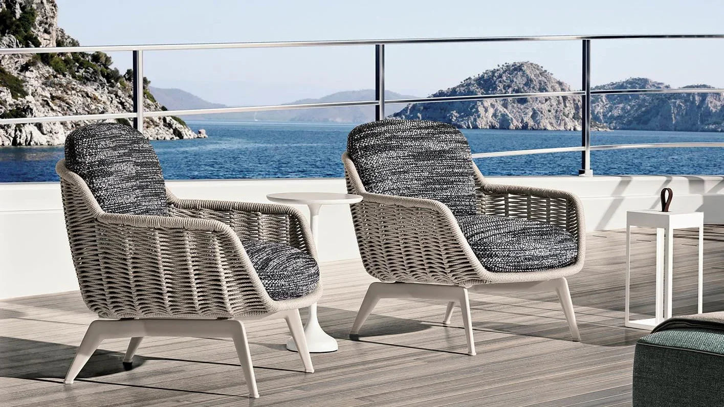 Minotti - Belt "Cord" Outdoor Sessel - sarto Tailored Interiors Group
