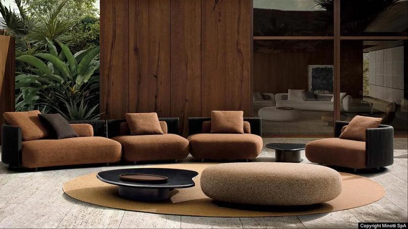 Minotti - Bézier "Cord" Outdoor Sofa - sarto Tailored Interiors Group