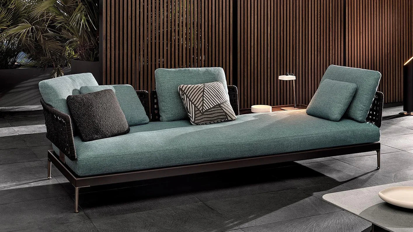 Minotti - Patio Outdoor Sofa - sarto Tailored Interiors Group