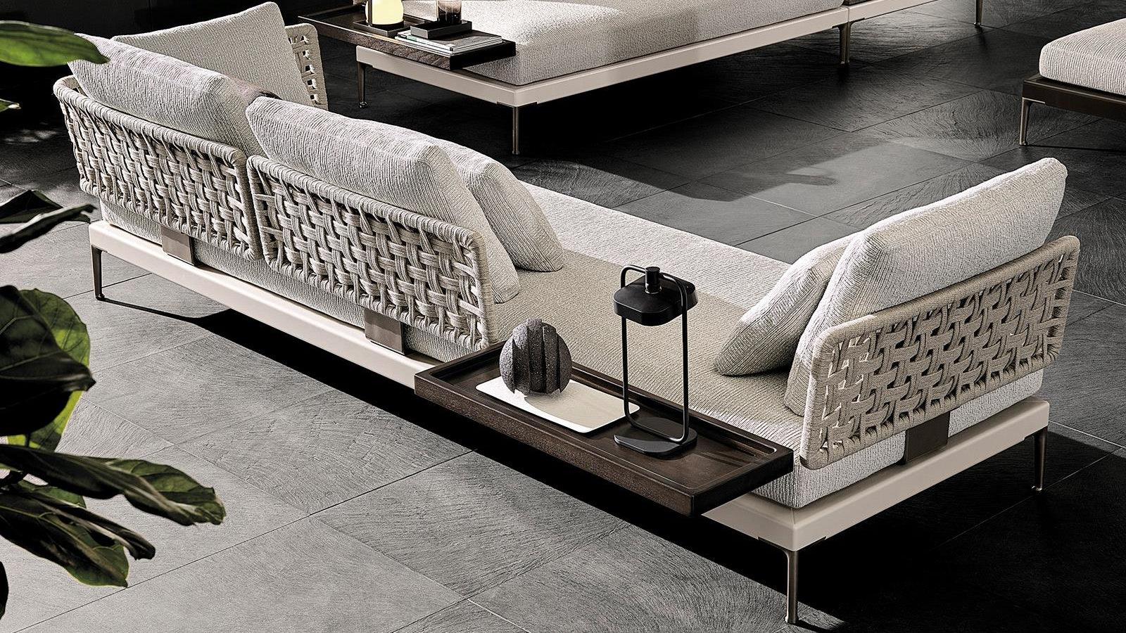 Minotti - Patio Outdoor Sofa - sarto Tailored Interiors Group