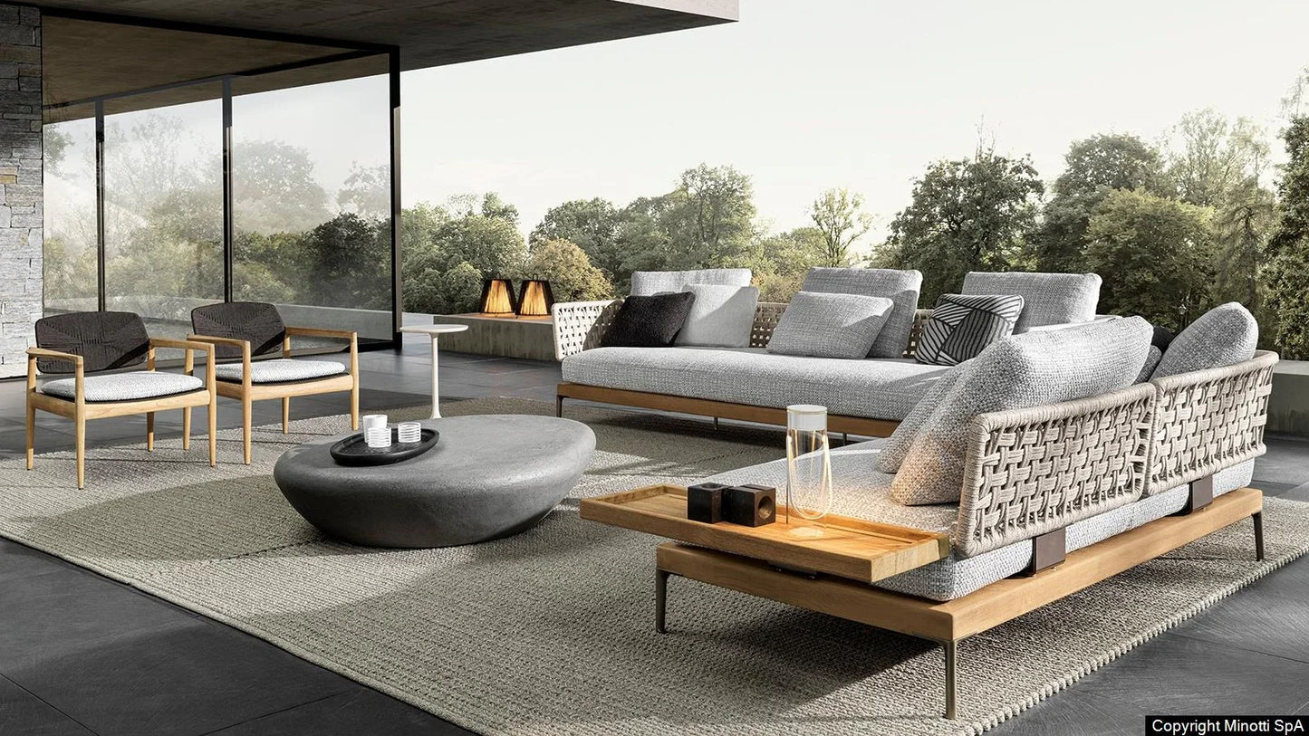 Minotti - Patio Outdoor Sofa - sarto Tailored Interiors Group