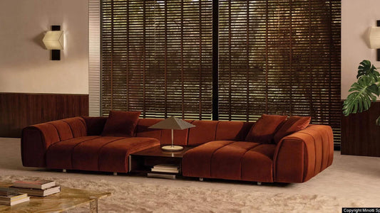 Minotti - Ruffle Sofa - sarto Tailored Interiors