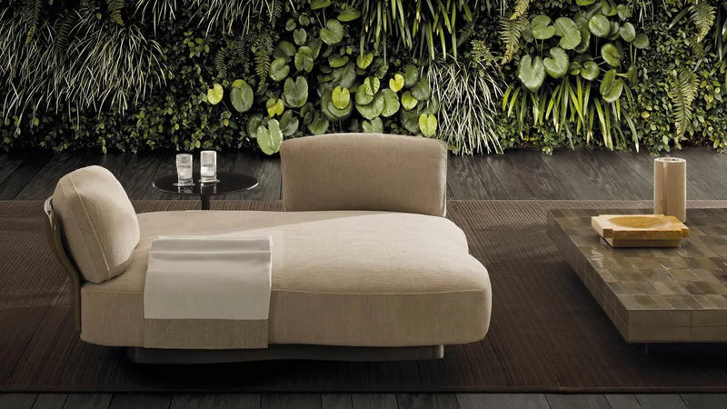 Minotti - Saki Outdoor Chaiselongue - sarto Tailored Interiors Group