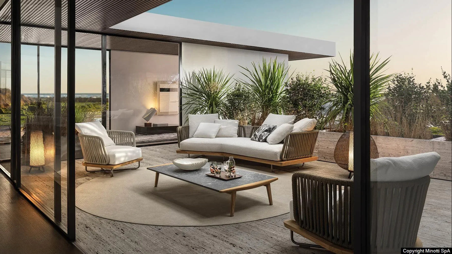 Minotti - Sunray Outdoor Sofa - sarto Tailored Interiors Group