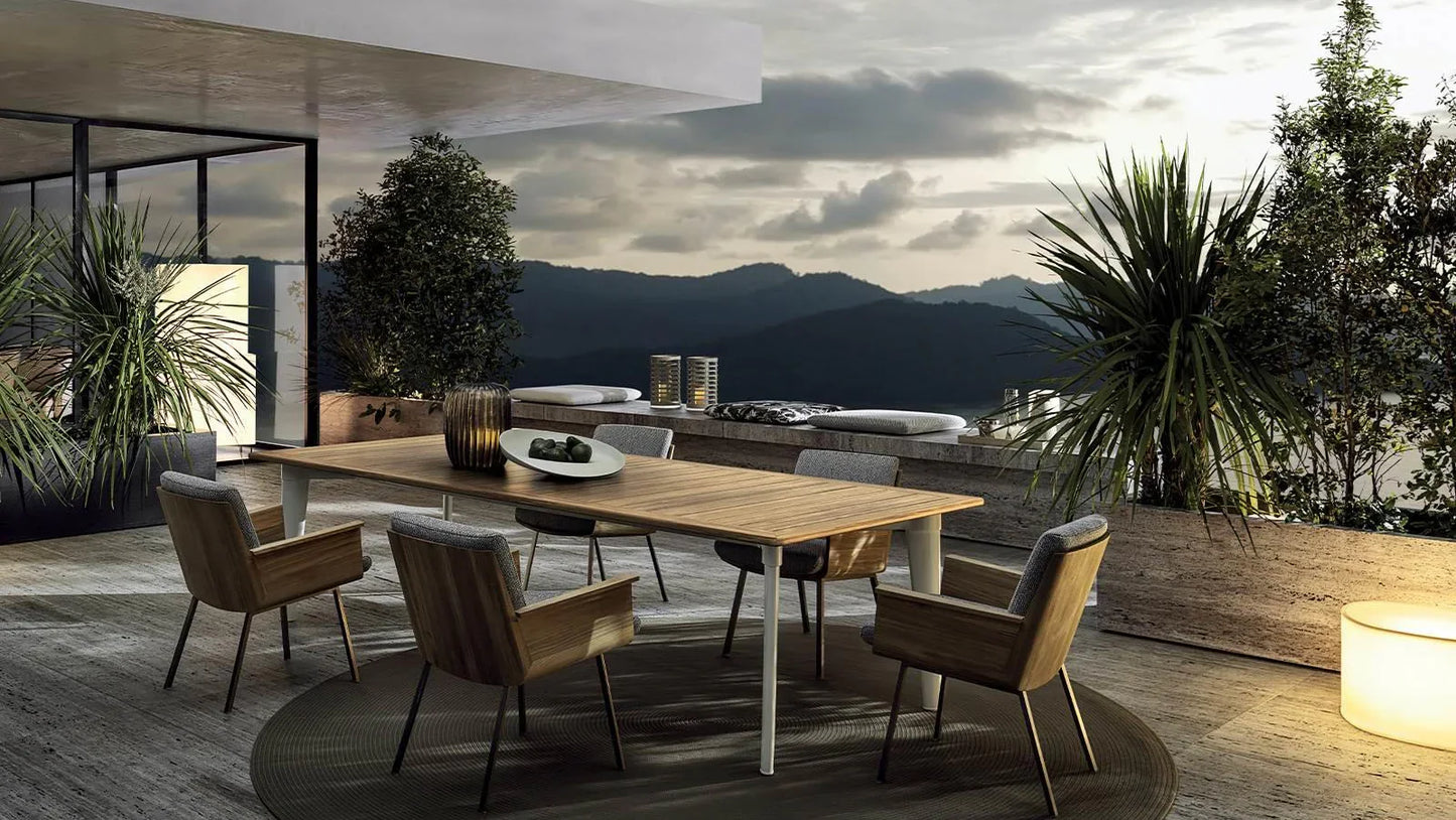 Minotti - Terrace Outdoor Esstisch - sarto Tailored Interiors Group