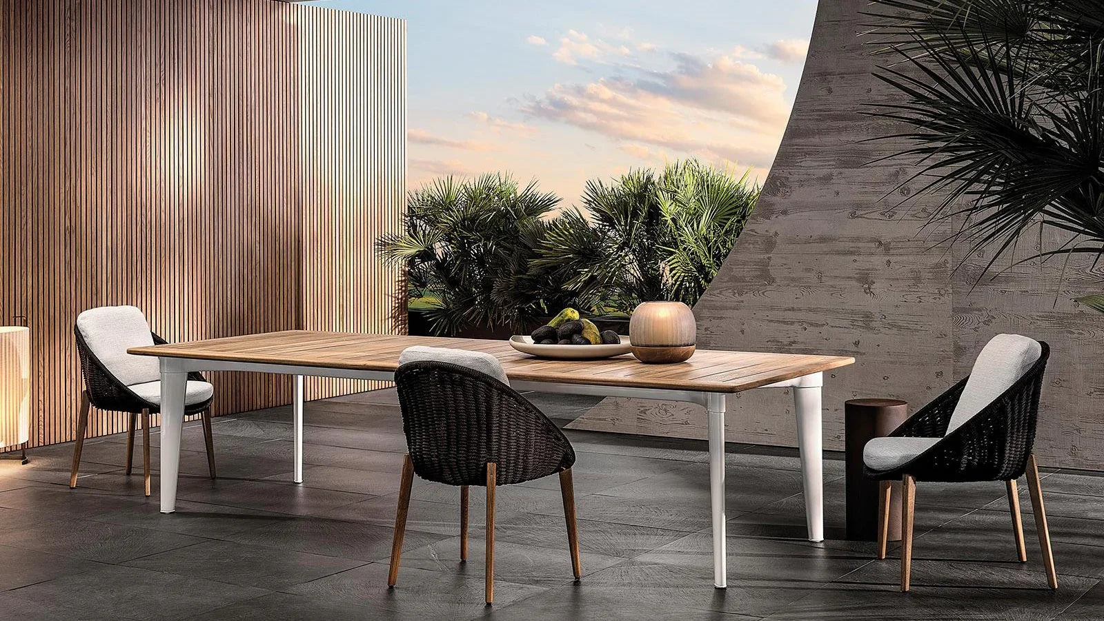 Minotti - Terrace Outdoor Esstisch - sarto Tailored Interiors Group