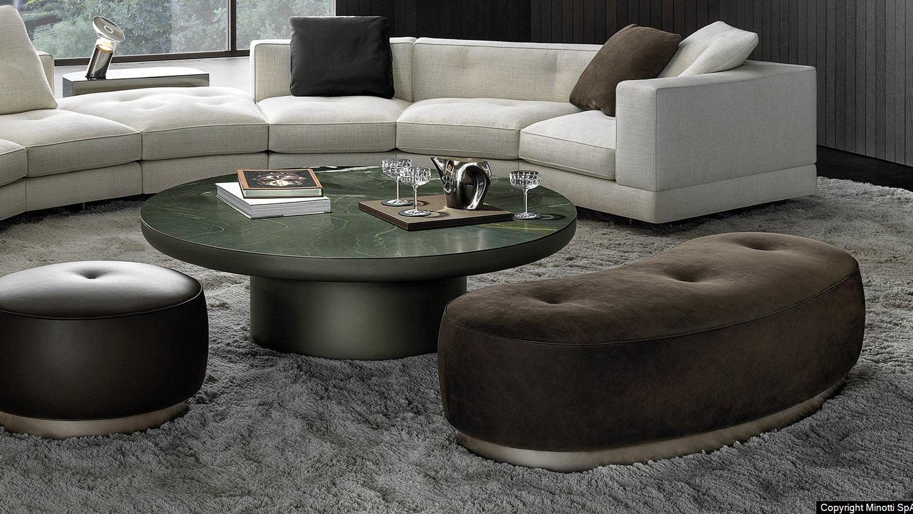 Minotti - Torii Bold Pouf - Hocker - Sarto Group