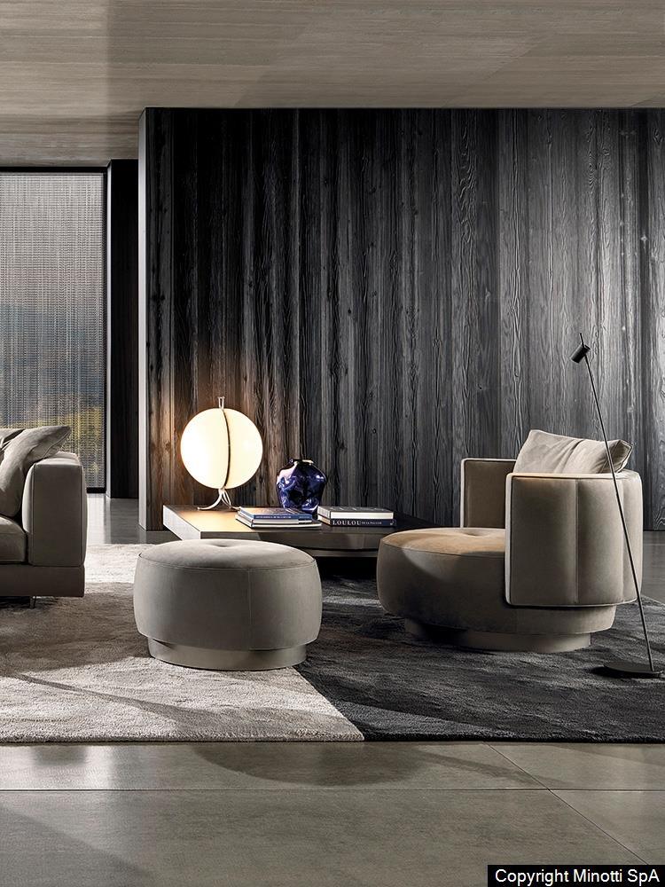 Minotti - Torii Bold Pouf - Hocker - Sarto Group
