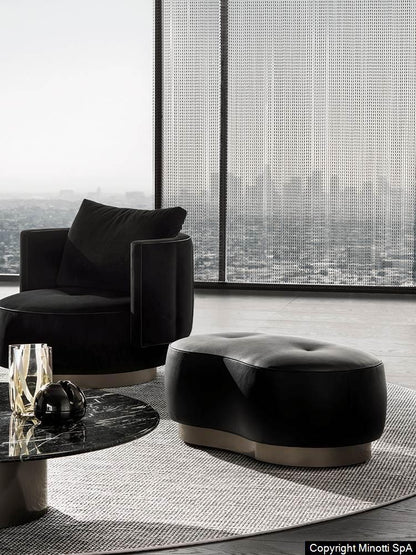 Minotti - Torii Bold Pouf - Hocker - Sarto Group